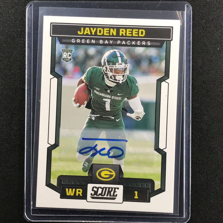 2023 Score Jayden Reed Rookie Signatures Auto Base No 363