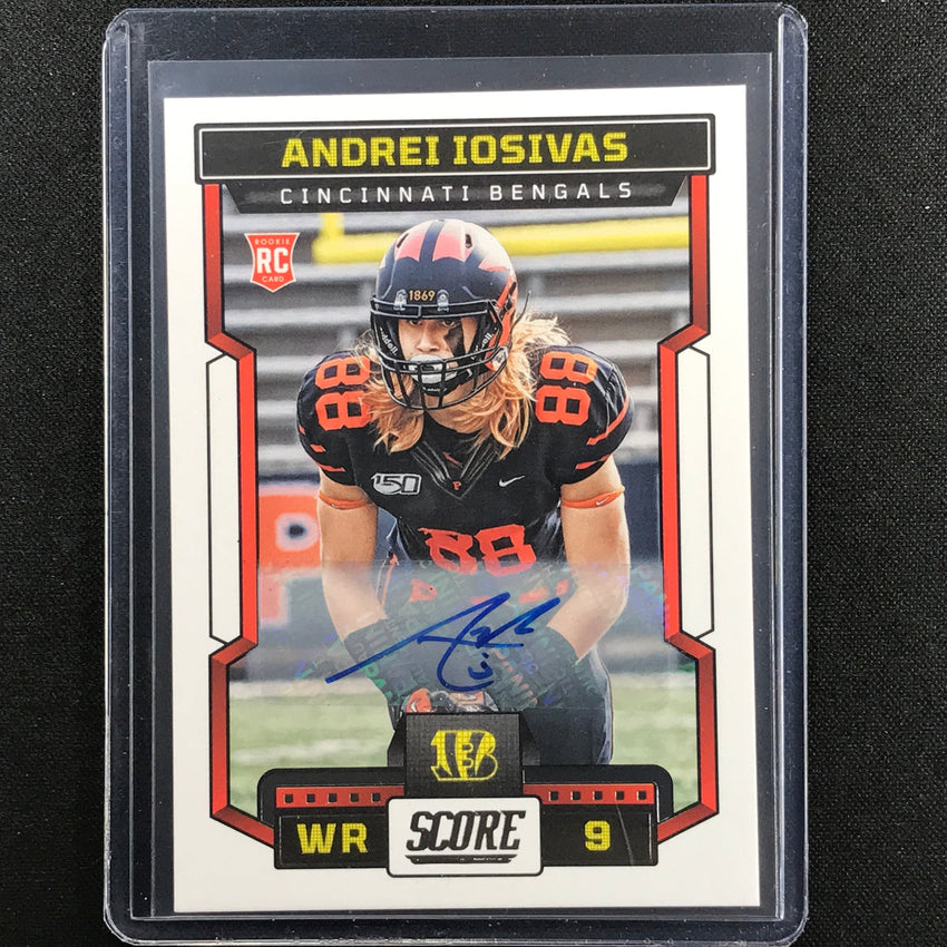 2023 Score Andrei Iosivas Rookie Signatures Auto Base No 367