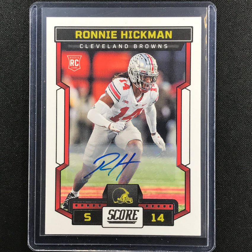 2023 Score RONNIE HICKMAN Rookie Signatures Auto Base #368