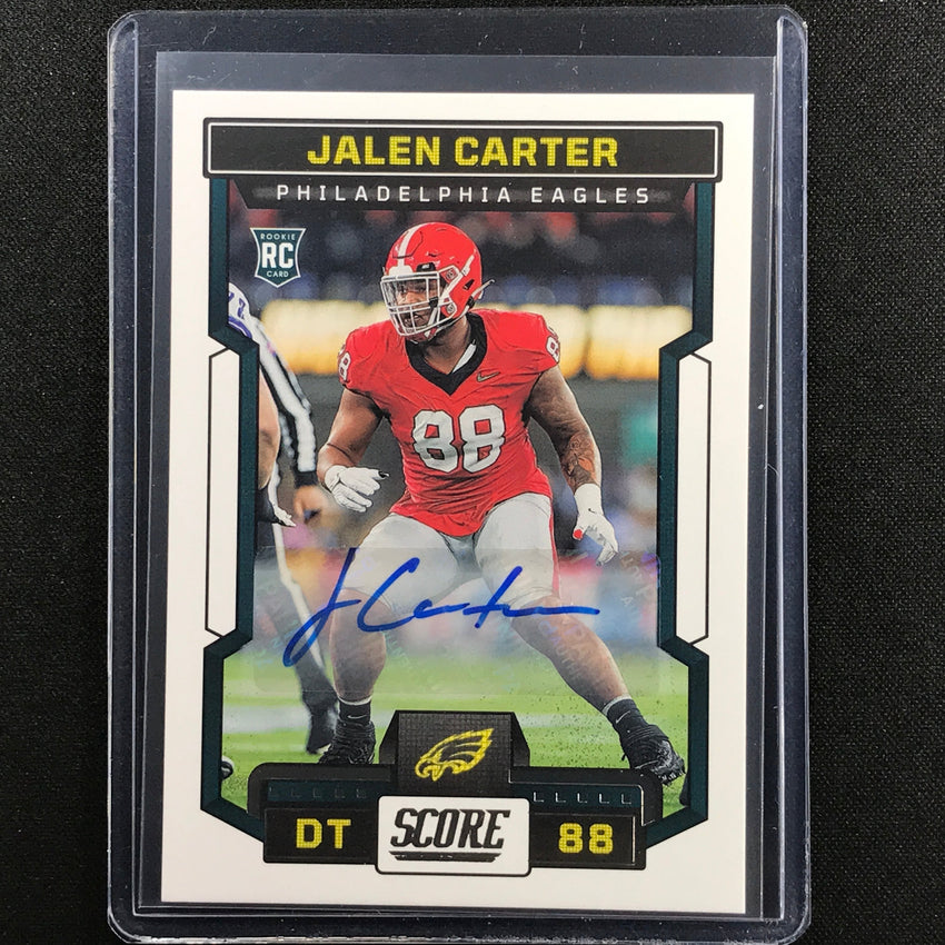 2023 Score Jalen Carter Rookie Signatures Auto Base No 369