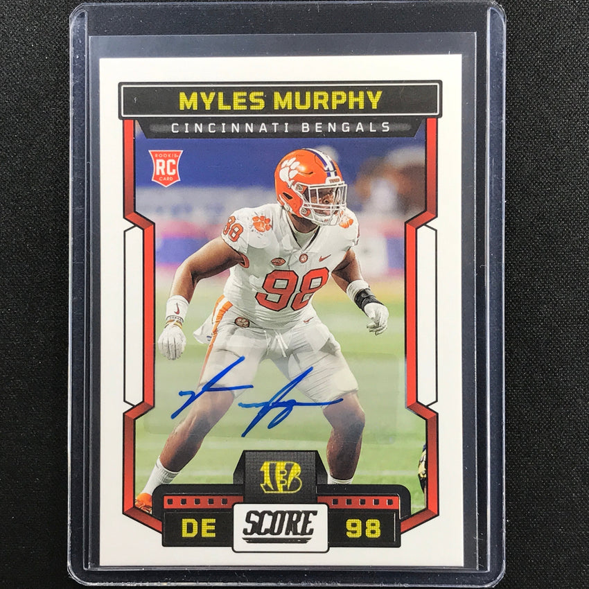 2023 Score Myles Murphy Rookie Signatures Auto Base No 370