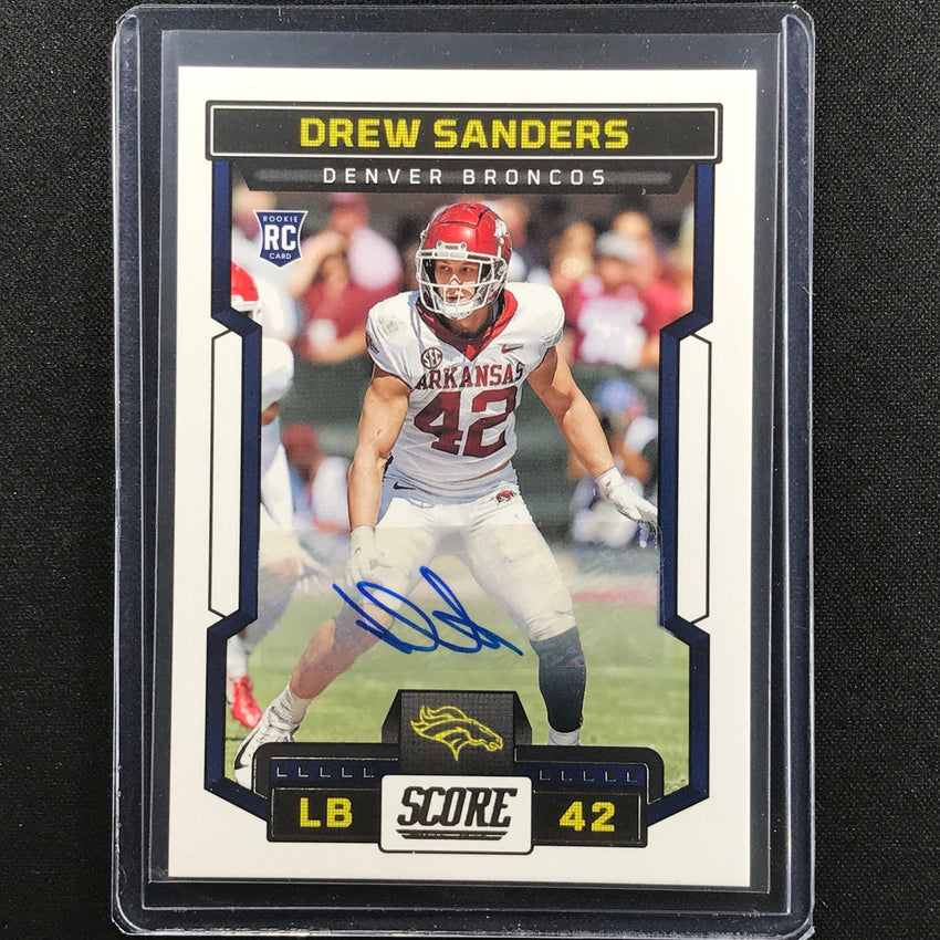 2023 Score Drew Sanders Rookie Signatures Auto Base No 377