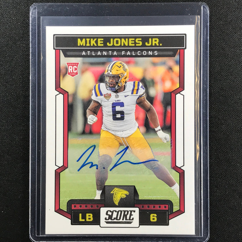2023 Score MIKE JONES JR. Rookie Signatures Auto Base #395