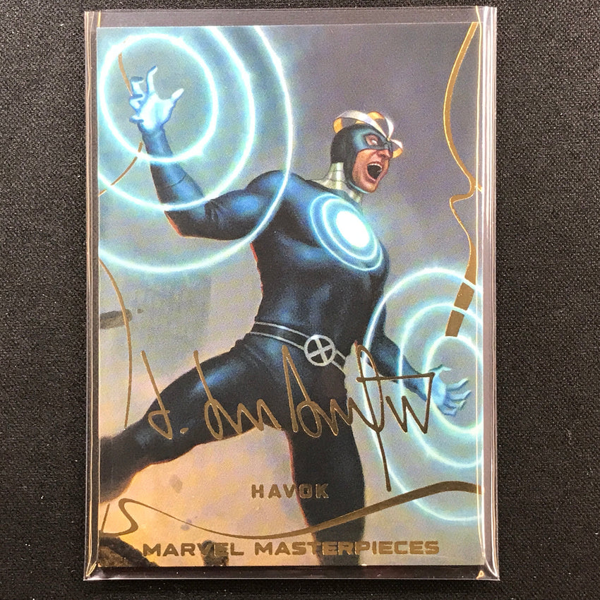 2022 Marvel Masterpieces HAVOK Base Gold Signature Series Foil #9