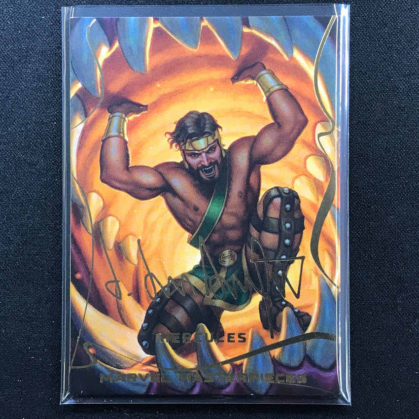 2022 Marvel Masterpieces HERCULES Base Gold Signature Series Foil #10