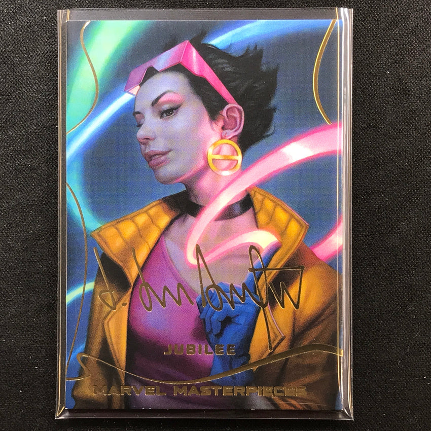 2022 Marvel Masterpieces Jubilee Base Gold Signature Series Foil No 12