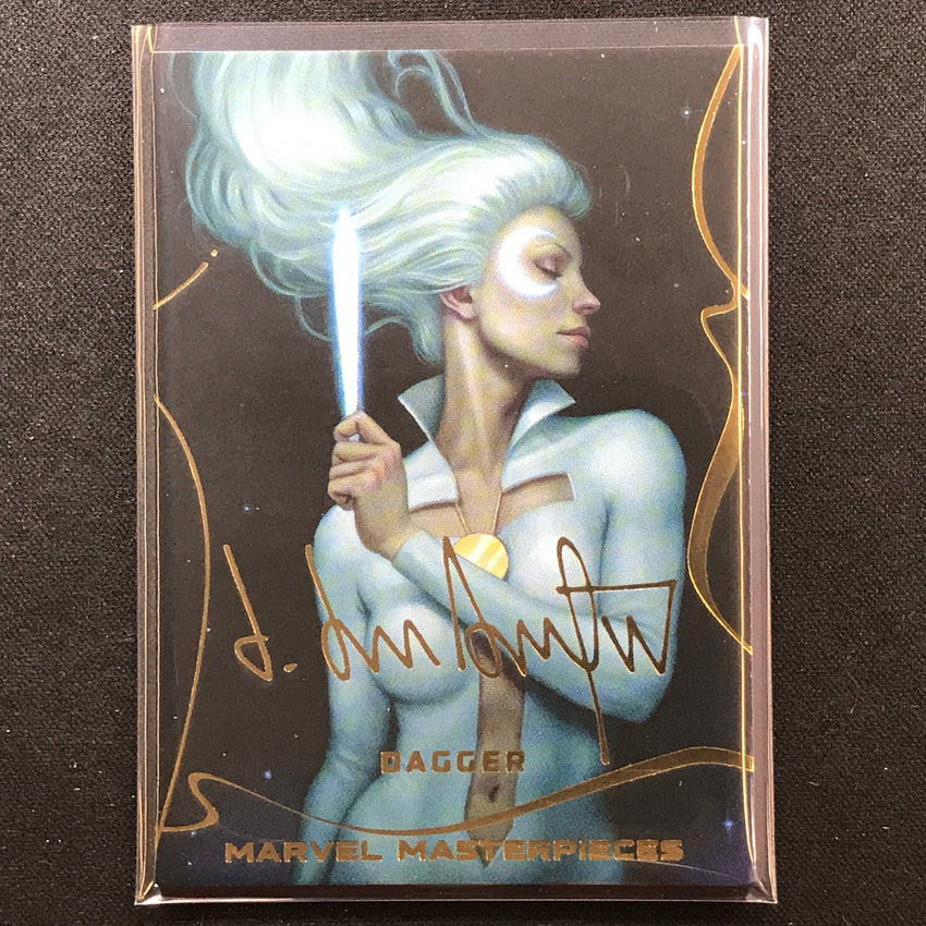 2022 Marvel Masterpieces DAGGER Base Gold Signature Series Foil #20