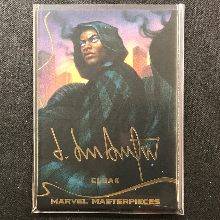 2022 Marvel Masterpieces CLOAK Base Gold Signature Series Foil #21