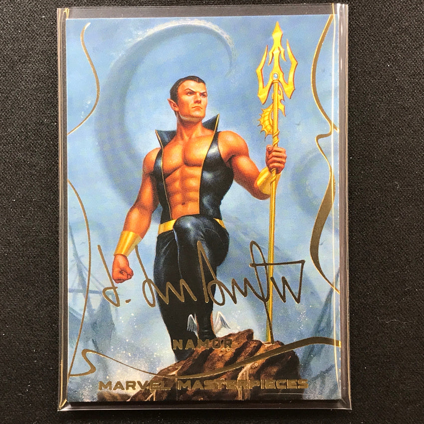 2022 Marvel Masterpieces NAMOR Base Gold Signature Series Foil #32