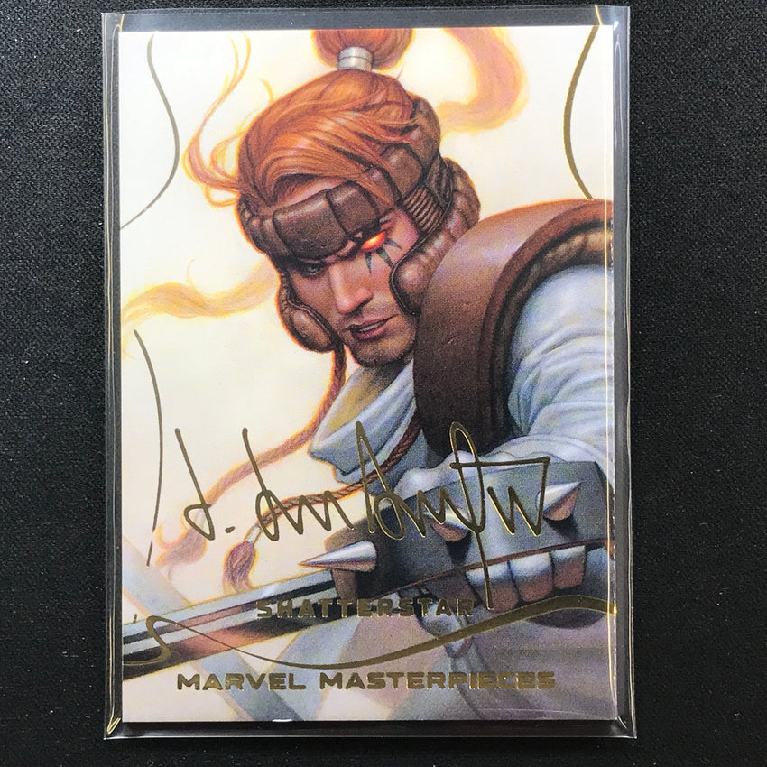 2022 Marvel Masterpieces SHATTERSTAR Base Gold Signature Series Foil #49
