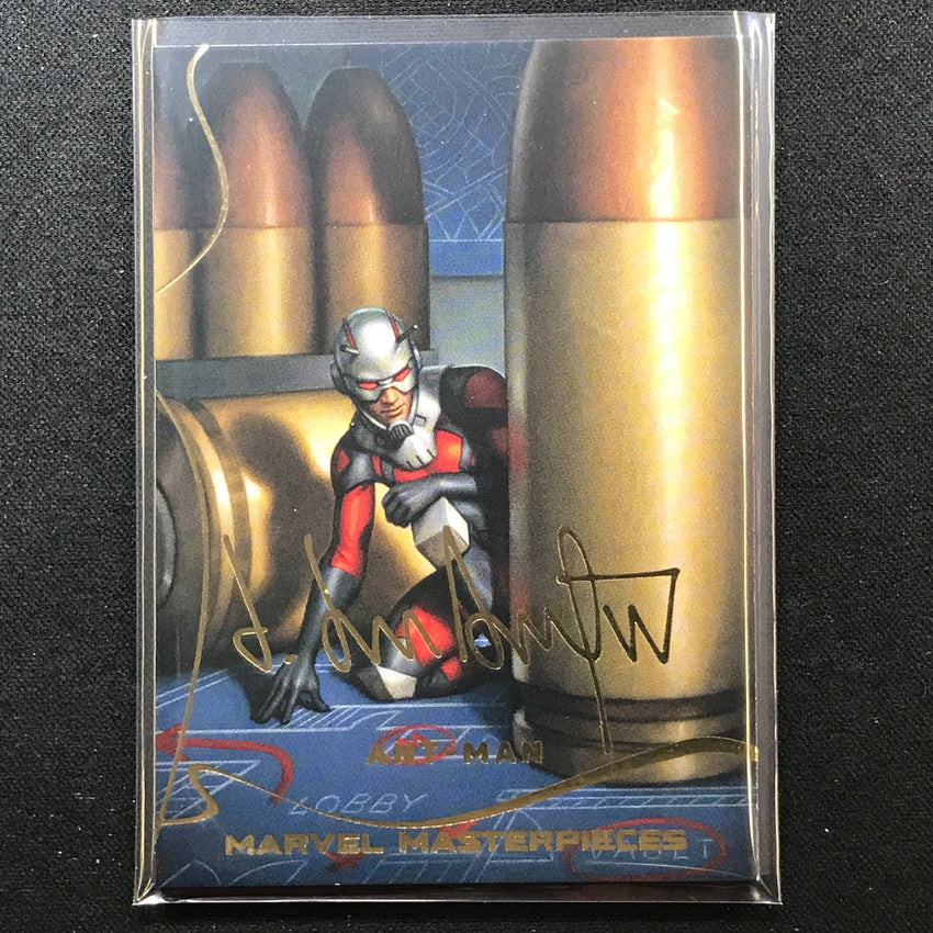 2022 Marvel Masterpieces Ant-man Base Gold Signature Series Foil No 74