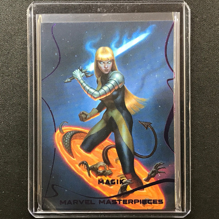 2022 Marvel Masterpieces Magik Base Epic Purple Foil 58/199