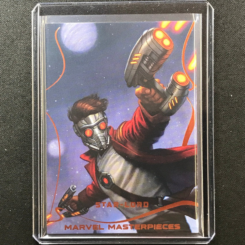 2022 Marvel Masterpieces Star-lord Base Legendary Orange Foil 17/99
