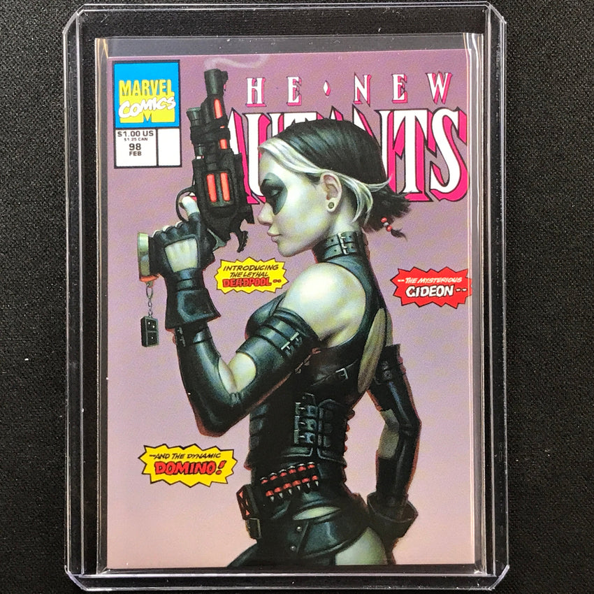 2022 Marvel Masterpieces Domino Base Variant Cover 443/1499