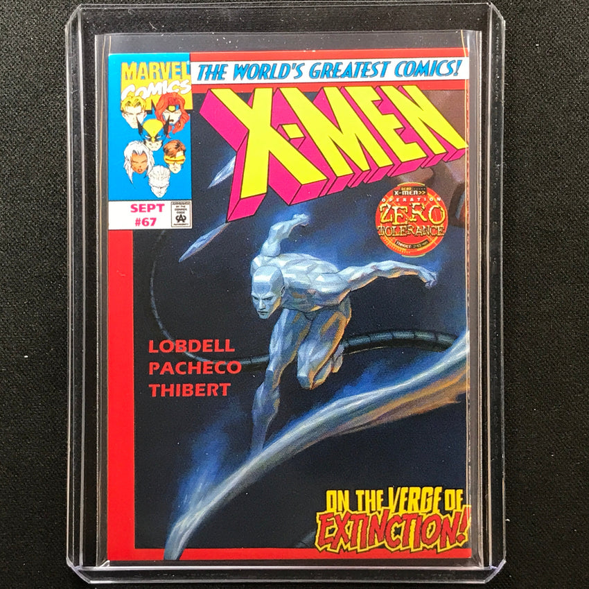 2022 Marvel Masterpieces Iceman Base Variant Cover 156/1499