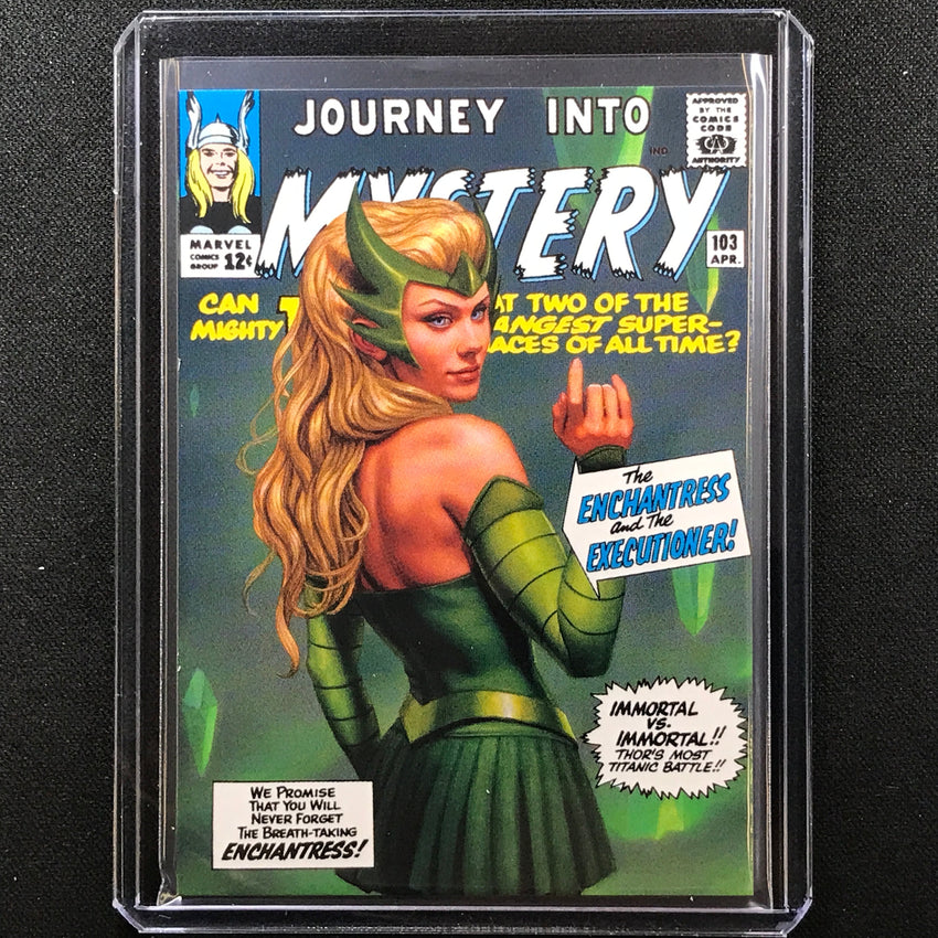 2022 Marvel Masterpieces Enchantress Base Variant Cover 1103/1499