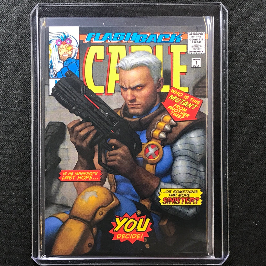 2022 Marvel Masterpieces Cable Base Variant Cover 900/999