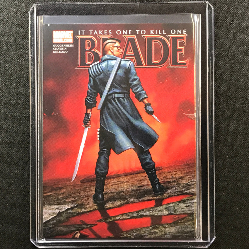 2022 Marvel Masterpieces Blade Base Variant Cover 813/999