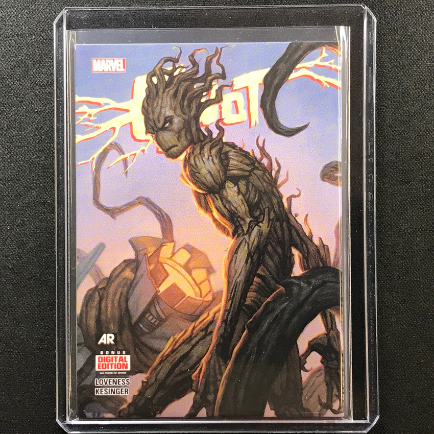 2022 Marvel Masterpieces Groot Base Variant Cover 44/399