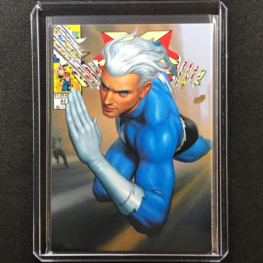 2022 Marvel Masterpieces Quicksilver Base Variant Cover 172/399