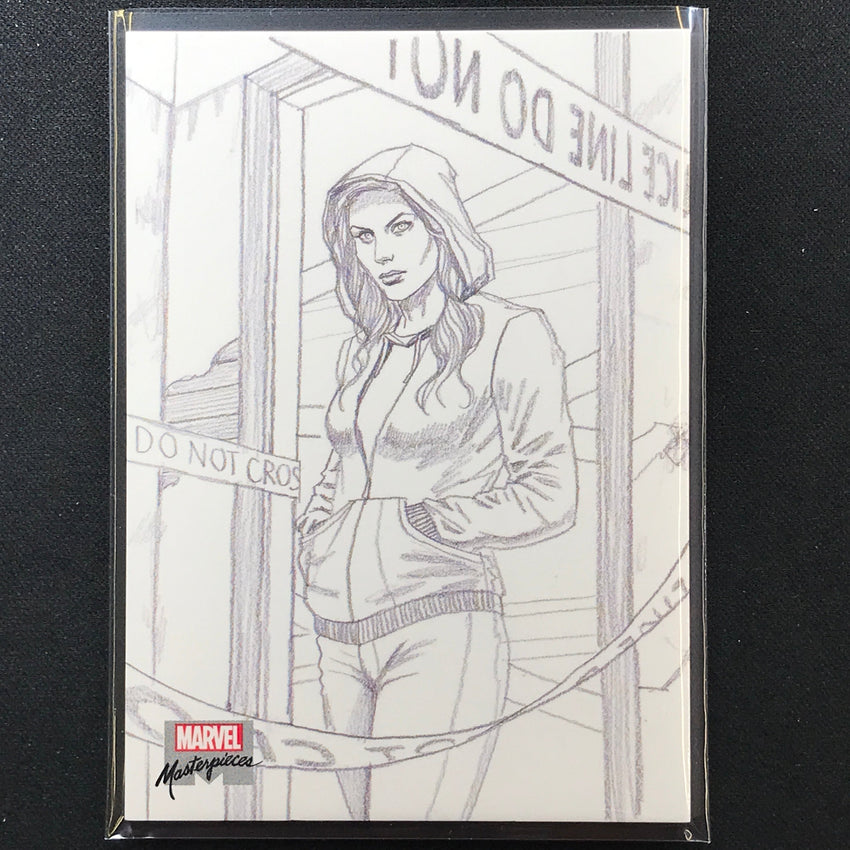 2022 Marvel Masterpieces JESSICA JONES Base Preliminary Art #11
