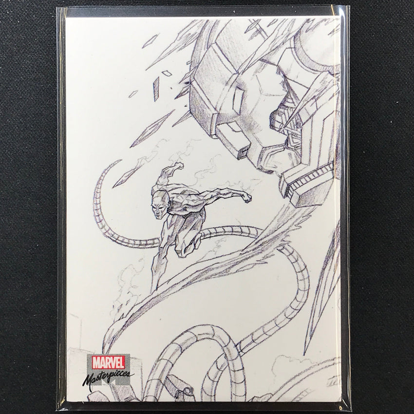 2022 Marvel Masterpieces Iceman Base Preliminary Art No 14