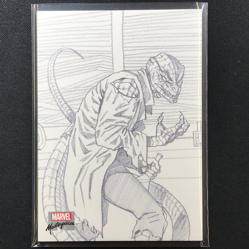 2022 Marvel Masterpieces LIZARD Base Preliminary Art #16