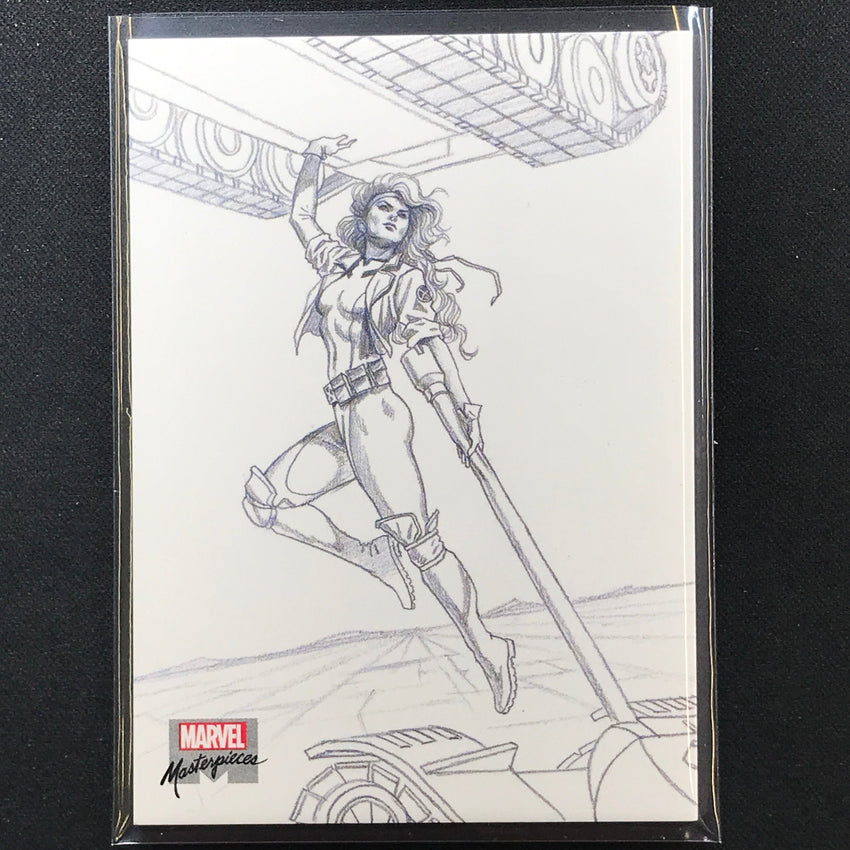 2022 Marvel Masterpieces Rogue Base Preliminary Art No 60