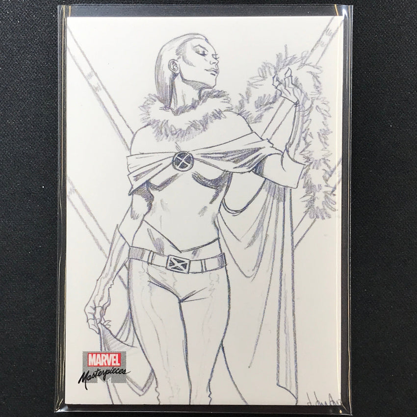 2022 Marvel Masterpieces Emma Frost Base Preliminary Art No 64