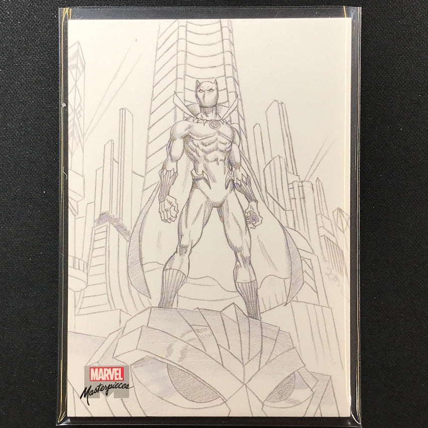 2022 Marvel Masterpieces BLACK PANTHER Base Preliminary Art #72