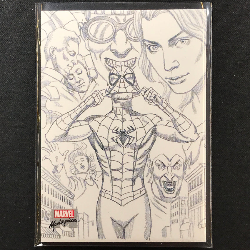 2022 Marvel Masterpieces Spider-man Base Preliminary Art No 87