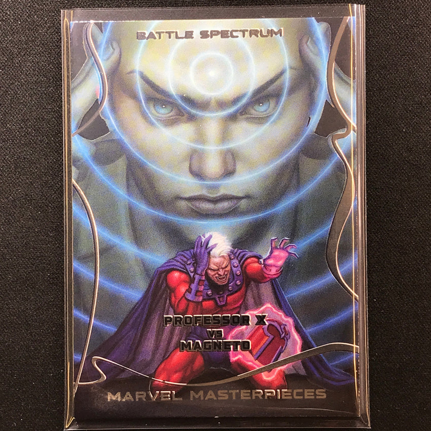 2022 Marvel Masterpieces Professor X Vs. Magneto Battle Spectrum Base No 5