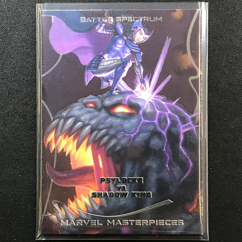 2022 Marvel Masterpieces PSYLOCKE VS. SHADOW KING Battle Spectrum Base #12