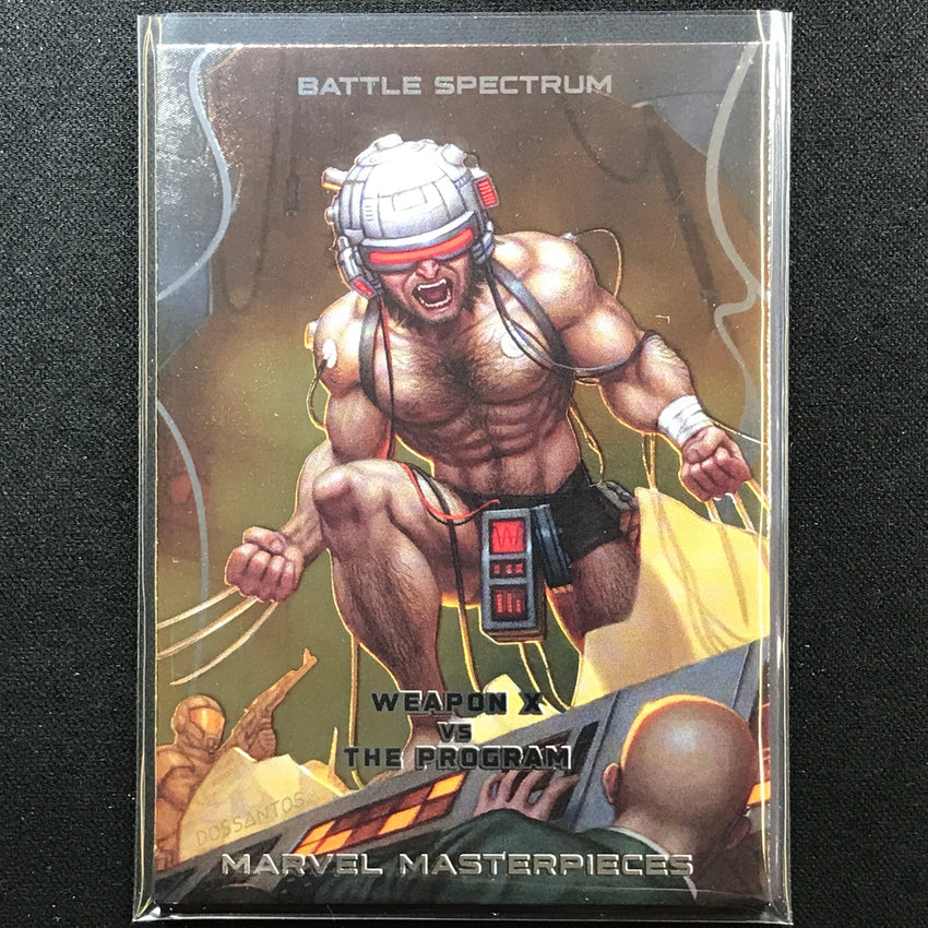 2022 Marvel Masterpieces Weapon X Vs. The Program Battle Spectrum Base No 15