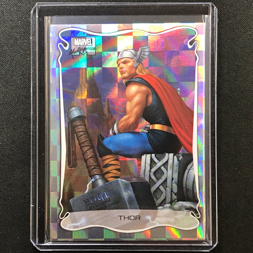 2022 Marvel Masterpieces THOR Holofoil Checkerboard SP #4