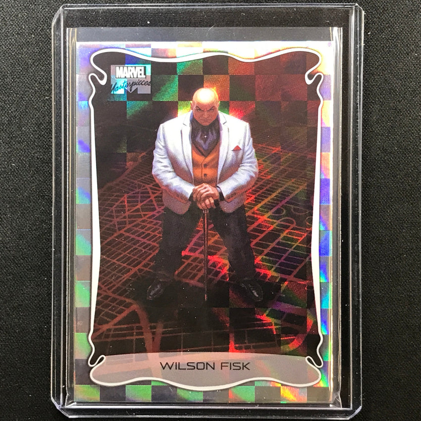 2022 Marvel Masterpieces WILSON FISK Holofoil Checkerboard SP #16