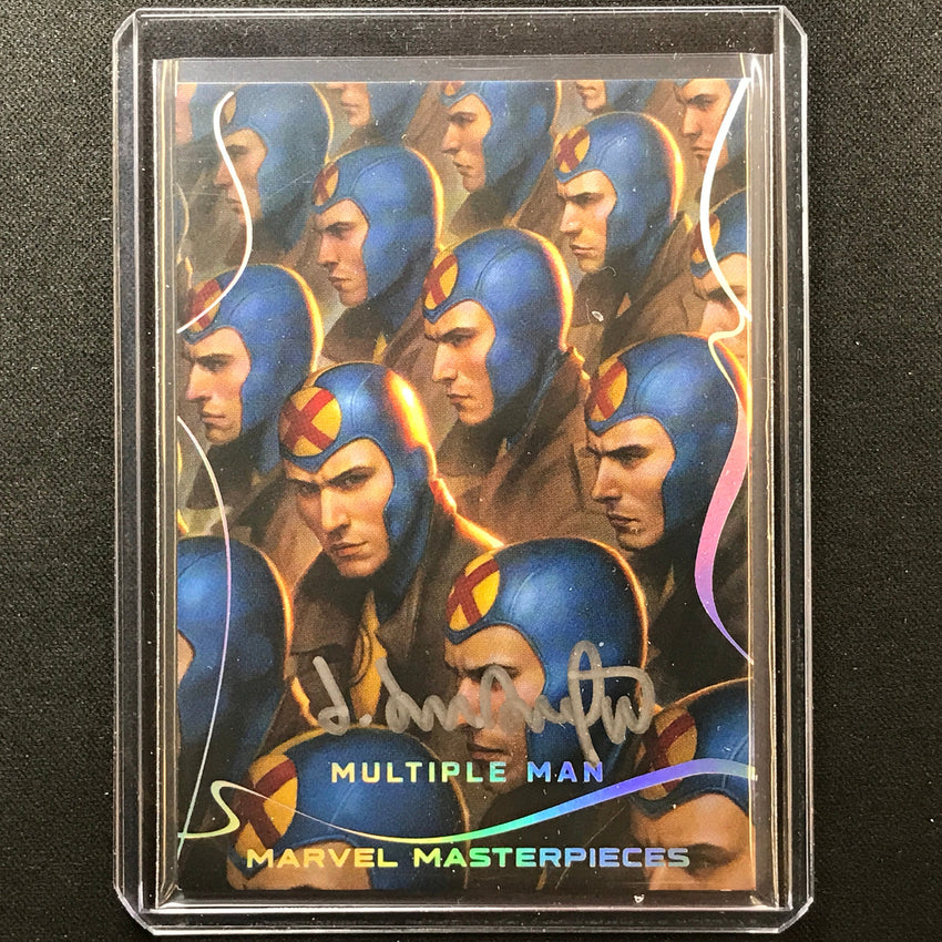 2022 Marvel Masterpieces Multiple Man Silver Spectrum Auto 4/10 Dan Dos Santos