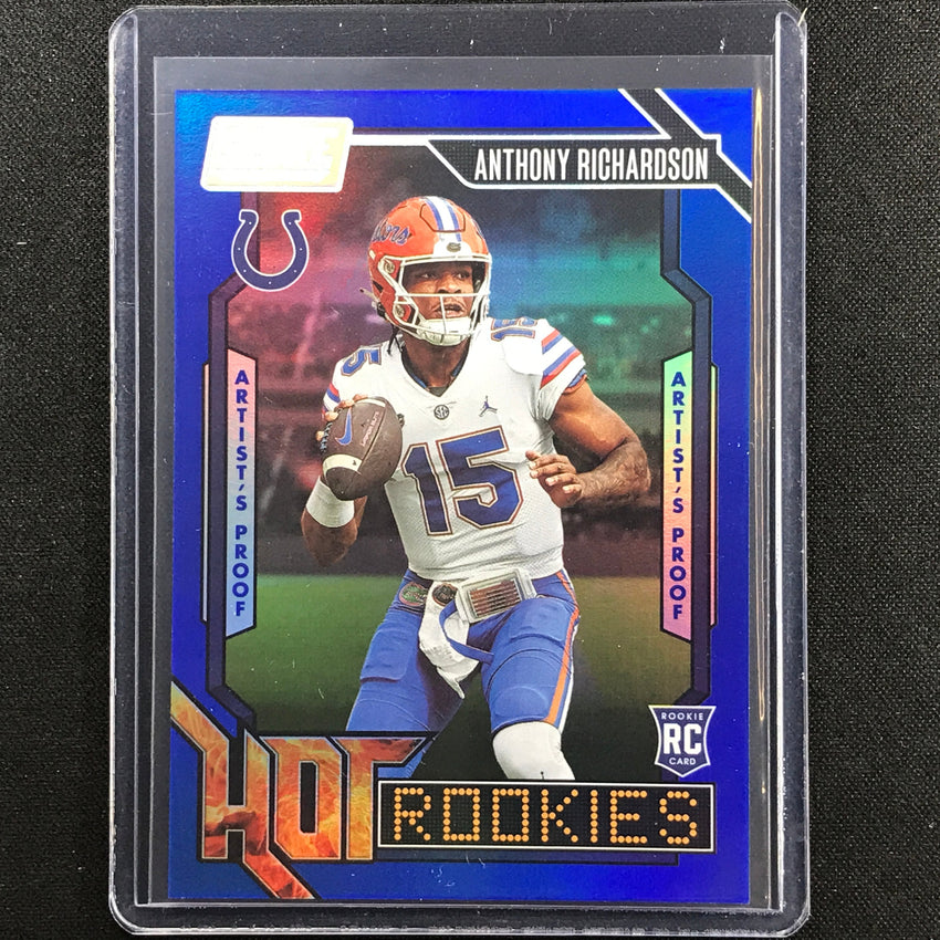 2023 Score Anthony Richardson Hot Rookies Artists Proof Dark Blue 33/35