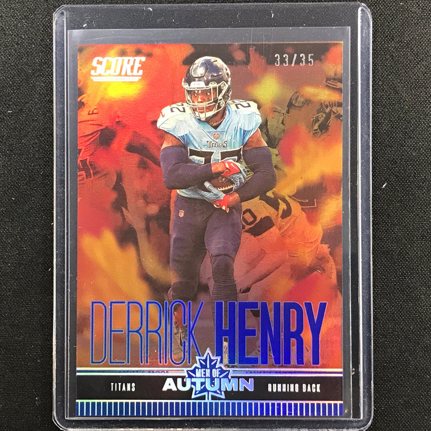 2023 Score Derrick Henry Men Of Autumn Artists Proof Dark Blue 33/35