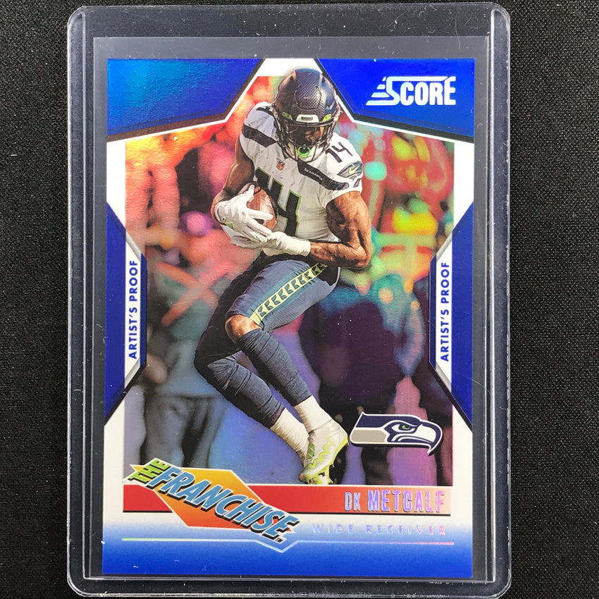 2023 Score Dk Metcalf The Franchise Artists Proof Dark Blue 28/35