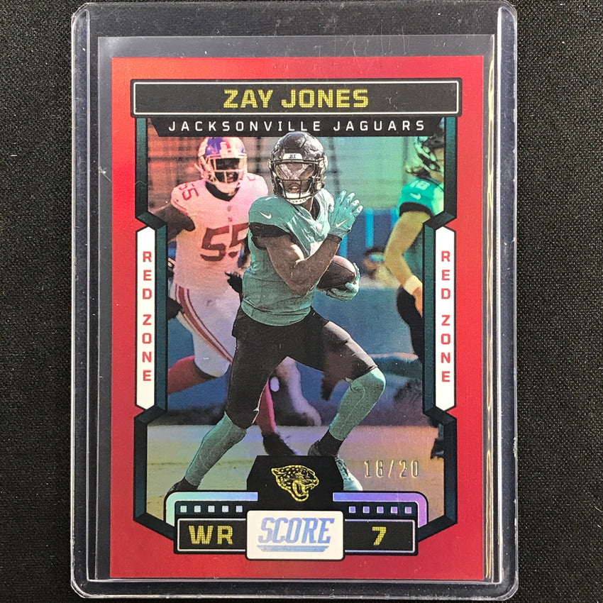 2023 Score Zay Jones Red Zone 18/20