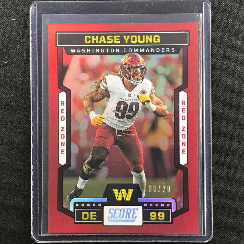 2023 Score Chase Young Red Zone 8/20
