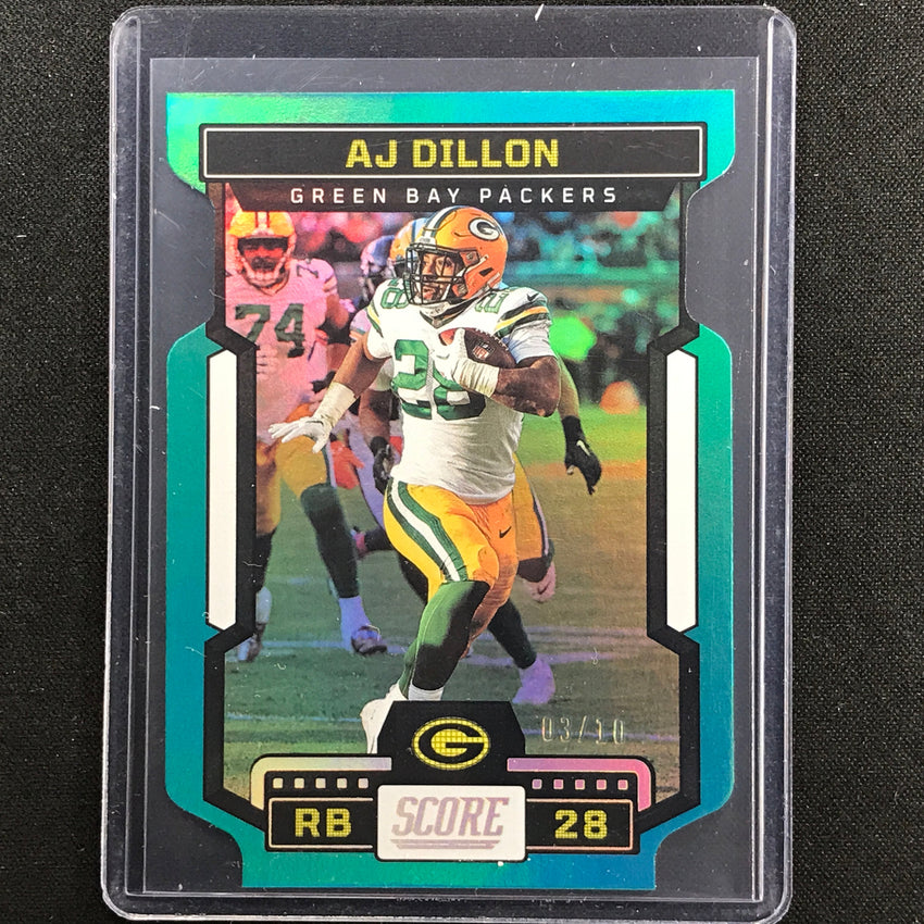 2023 Score Aj Dillon Die-cut Green 3/10