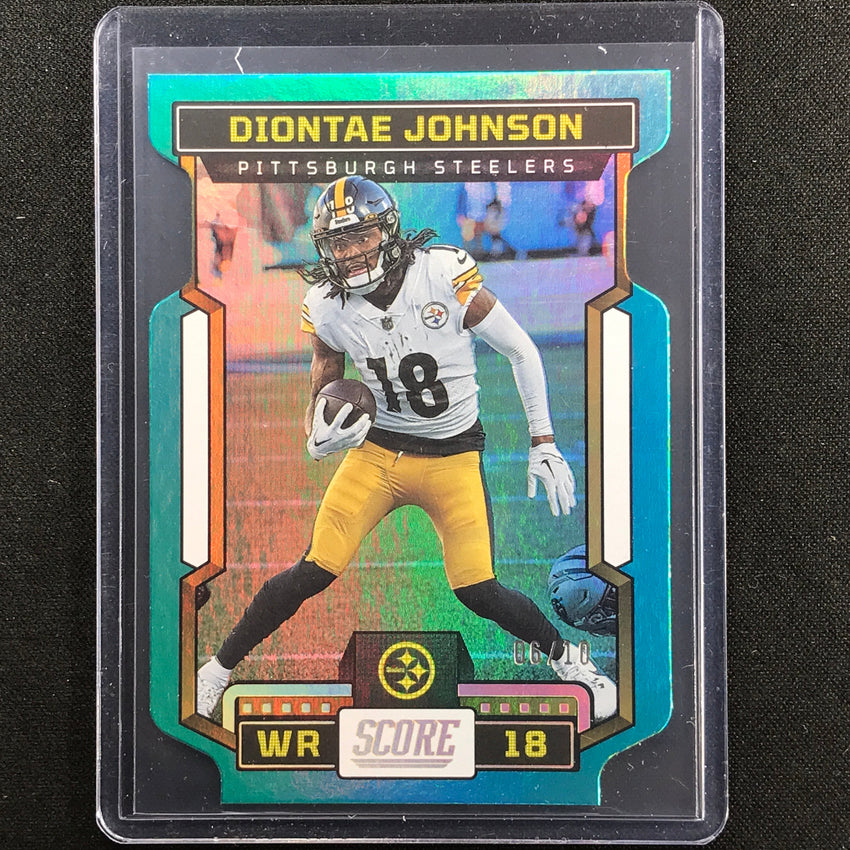 2023 Score Diontae Johnson Die-cut Green 6/10