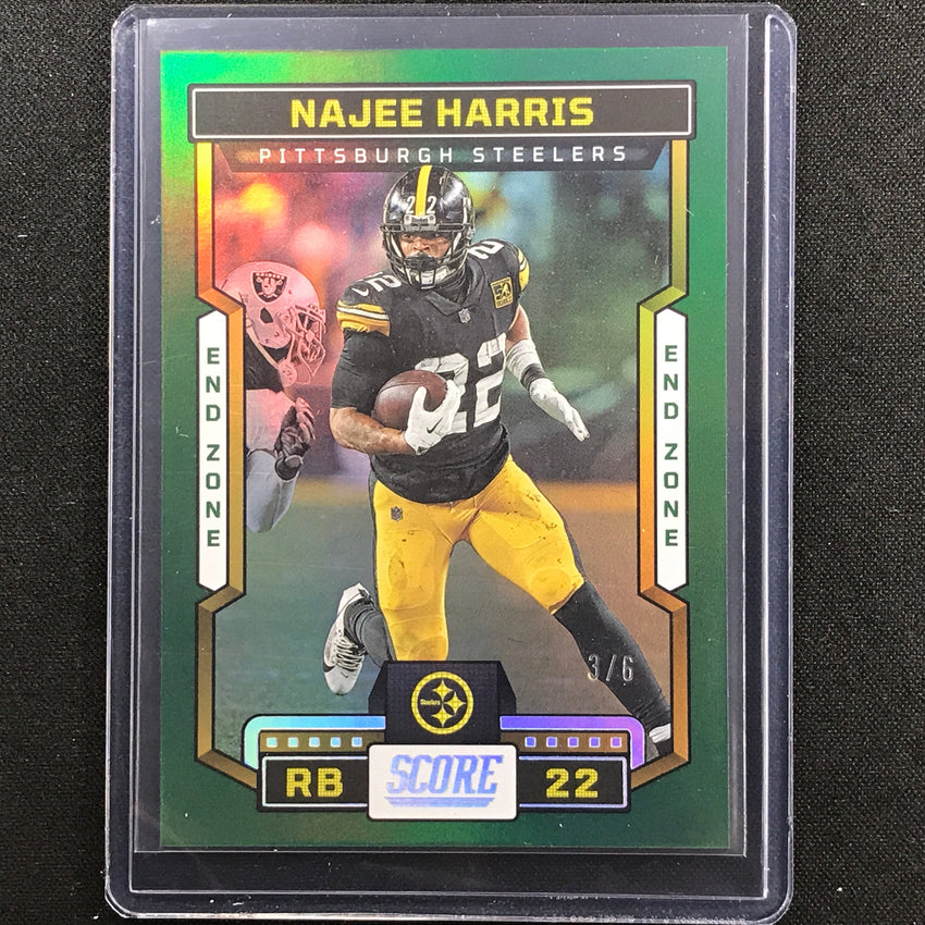 2023 Score Najee Harris End Zone Green 3/6