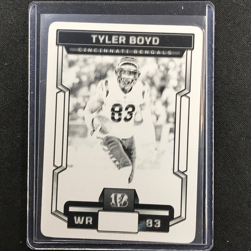 2023 Score Tyler Boyd Printing Plate Black 1/1