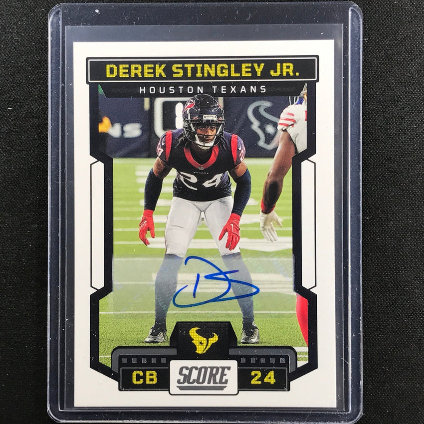 2023 Score Derek Stingley Jr. Base Signatures Auto Base No 4