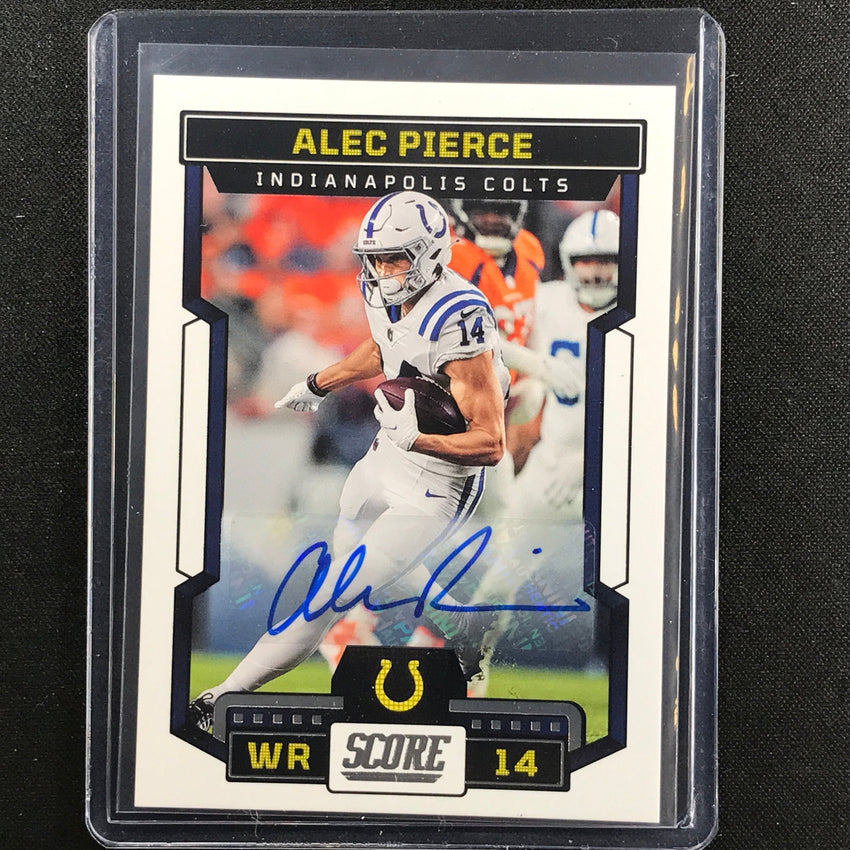 2023 Score Alec Pierce Base Signatures Auto Base No 11