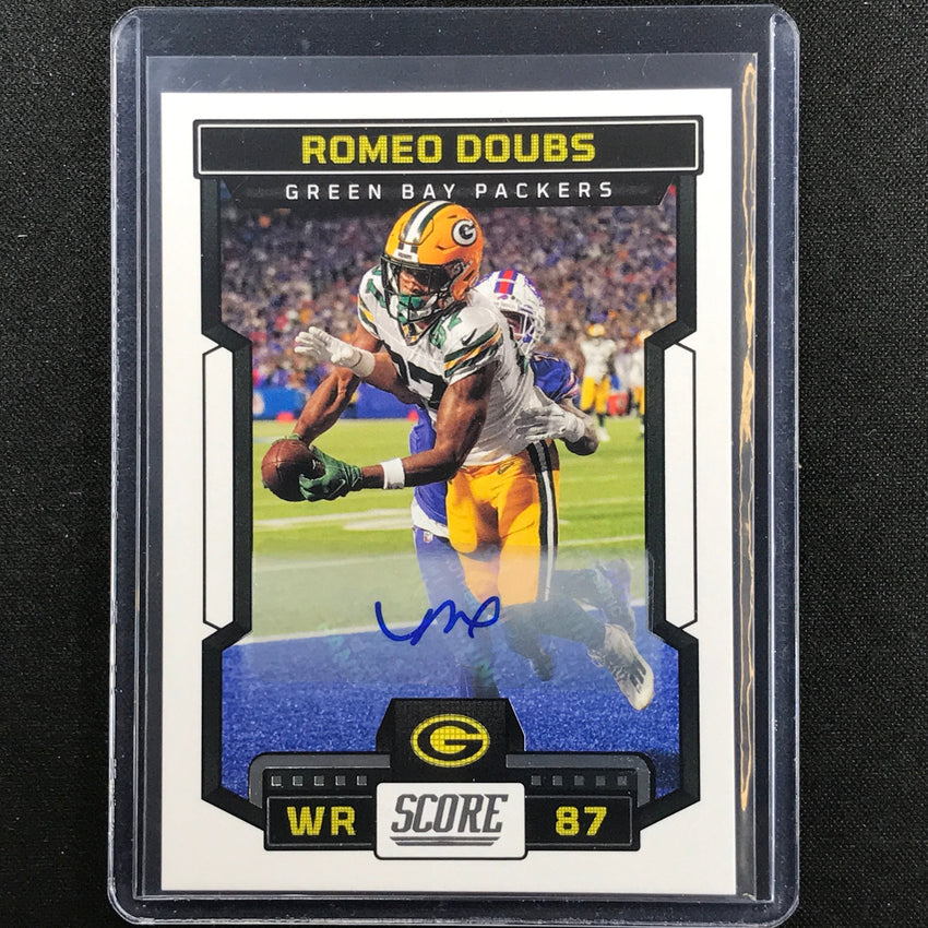 2023 Score Romeo Doubs Base Signatures Auto Base No 98