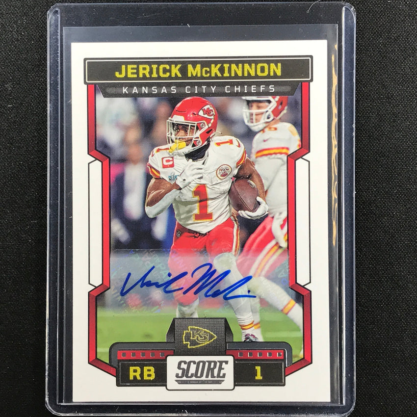 2023 Score Jerick Mckinnon Base Signatures Auto Base No 130